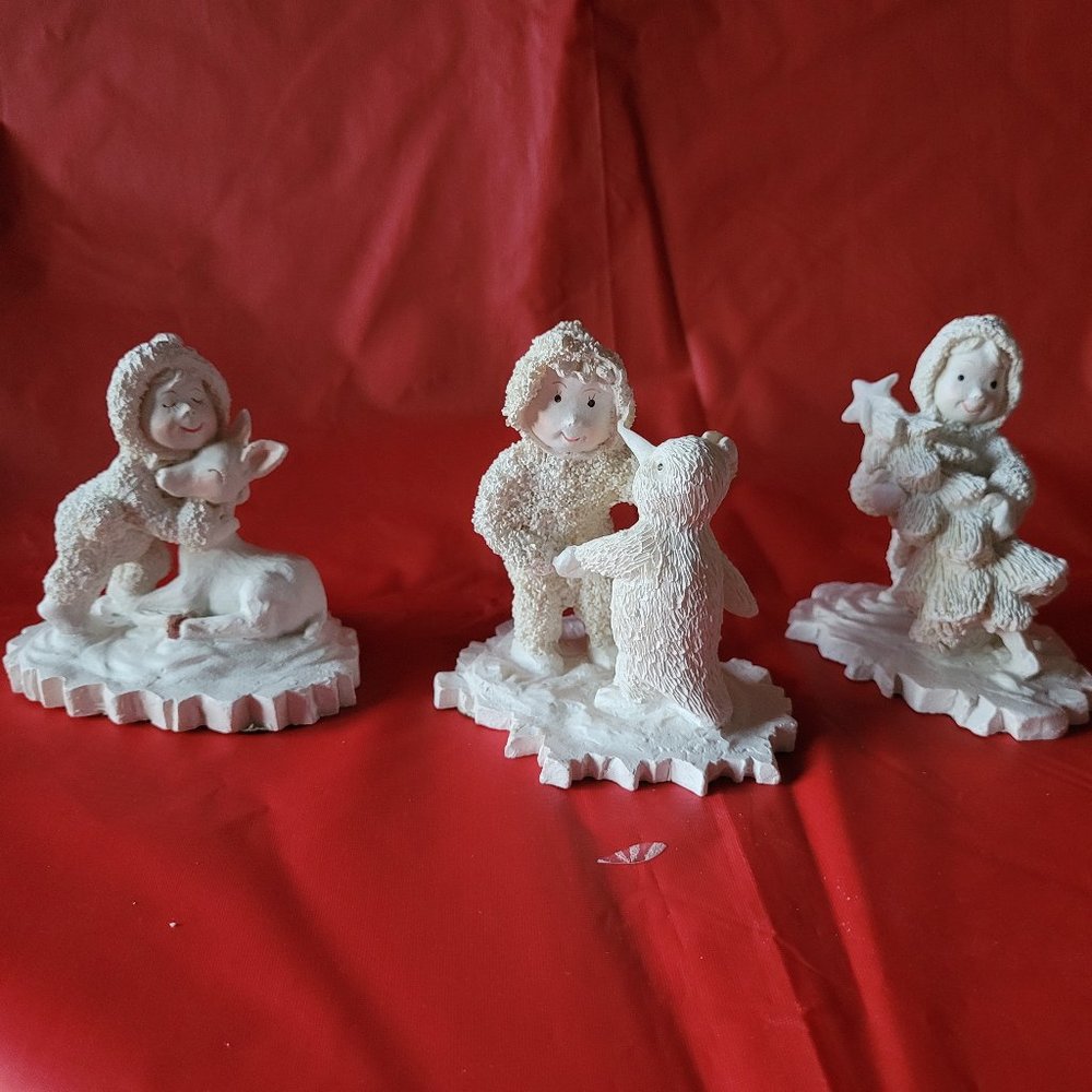 Avery Vintage Snowbabies 3 set pair (303)